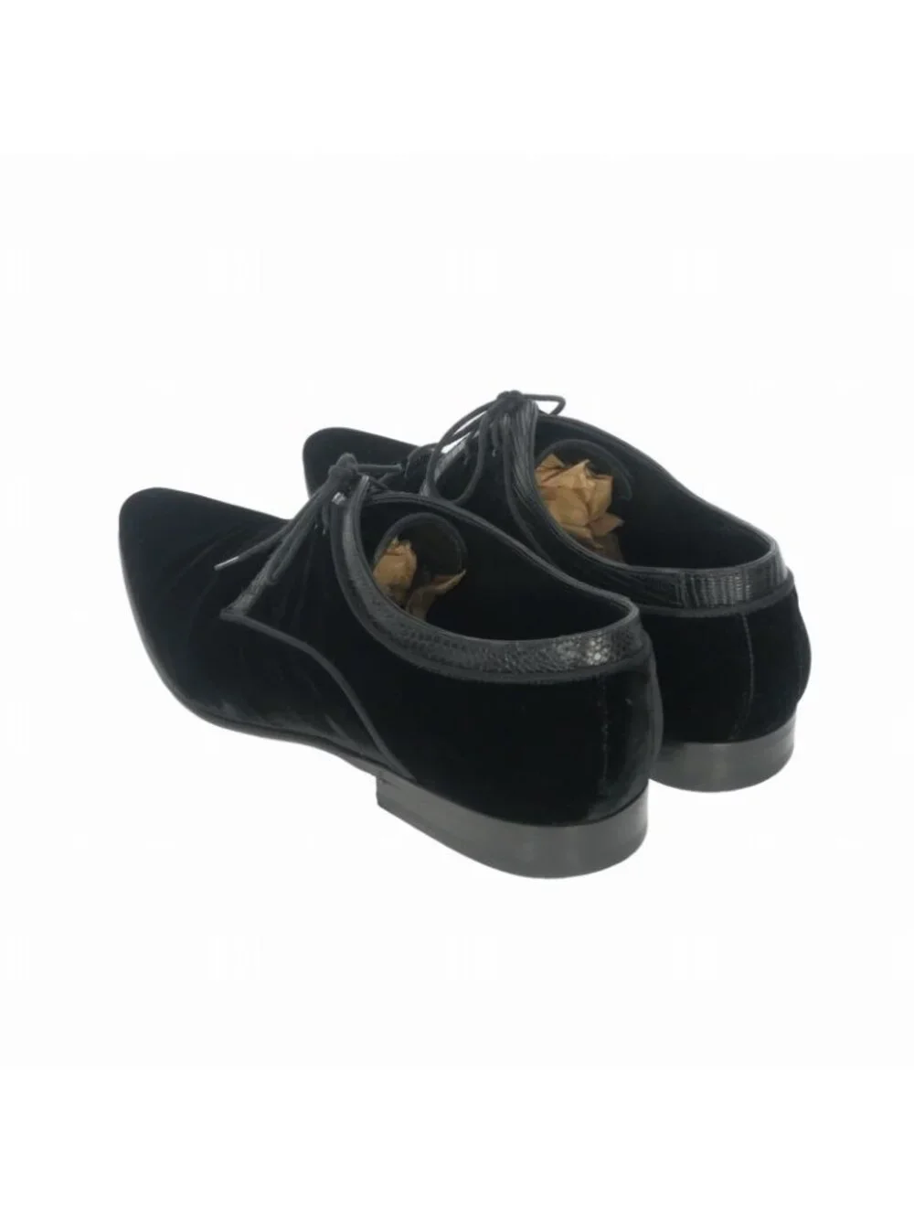 Dolce & Gabbana Velour Dress Shoes 6.5 Black